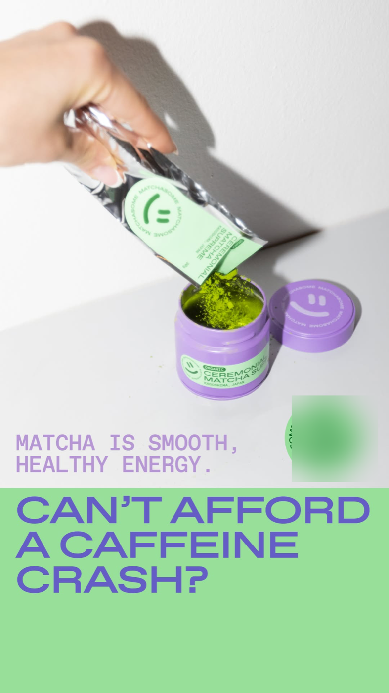Matcha flash-sale creative